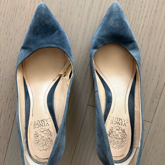 Vince Camuto 'Vivienne' Pointy Toe Pump - Blue / Indigo - Picture 1 of 4